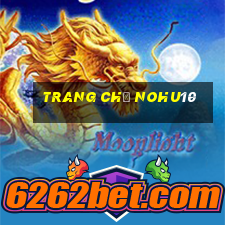 Trang Chủ Nohu10