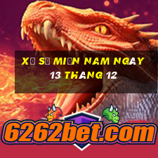 xổ số miền nam ngày 13 tháng 12