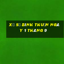 xổ số bình thuận ngày 1 tháng 9