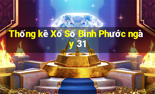 Thống kê Xổ Số Bình Phước ngày 31