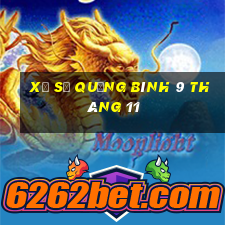 xổ số quảng bình 9 tháng 11