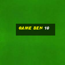 game ben 10