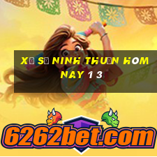 xổ số ninh thuận hôm nay 1 3