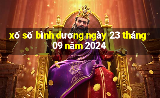 xổ số bình dương ngày 23 tháng 09 năm 2024