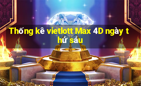 Thống kê vietlott Max 4D ngày thứ sáu