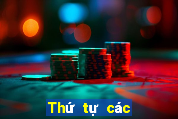 Thứ tự các chất trong Poker