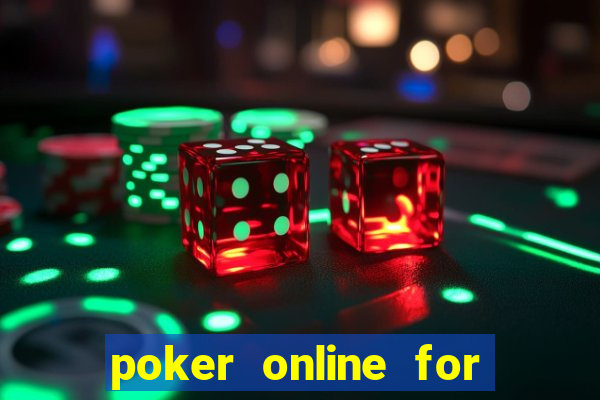 poker online for real money