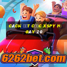 Cách đặt cược XSPY ngày 20