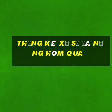 Thống kê xổ số đà nẵng Hôm qua