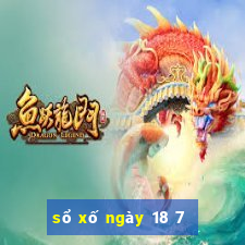 sổ xố ngày 18 7