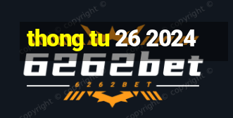 thong tu 26 2024