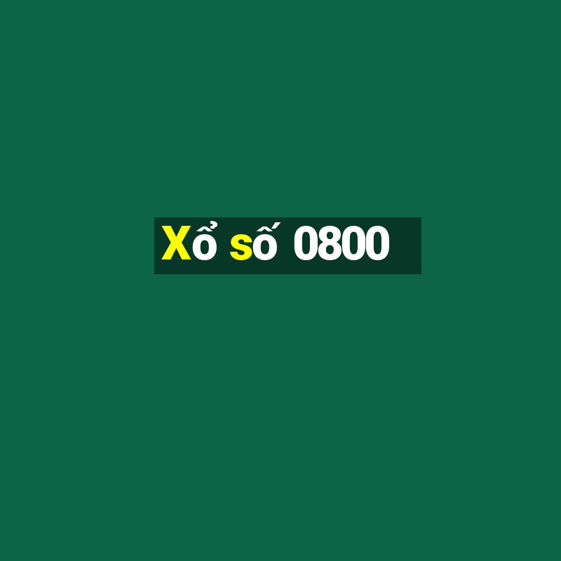 Xổ số 0800