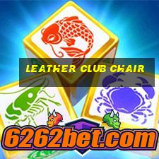 leather club chair