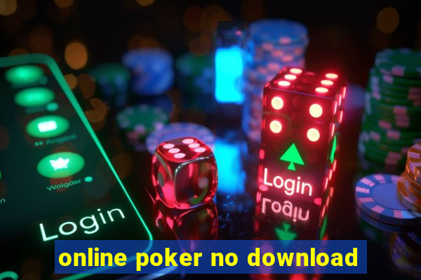 online poker no download