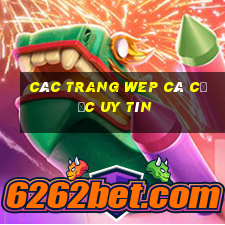 các trang wep cá cược uy tín