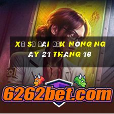 xổ số đài đắk nông ngày 21 tháng 10