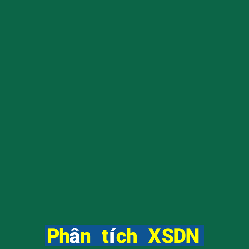 Phân tích XSDN Chủ Nhật