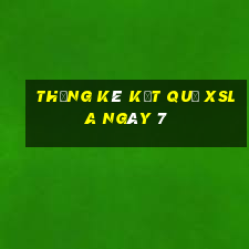 THỐNG KÊ KẾT QUẢ XSLA ngày 7