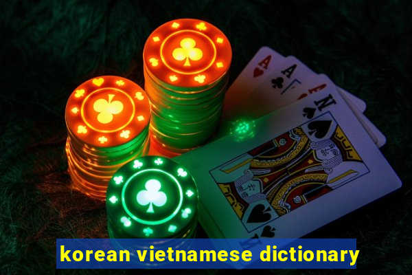 korean vietnamese dictionary