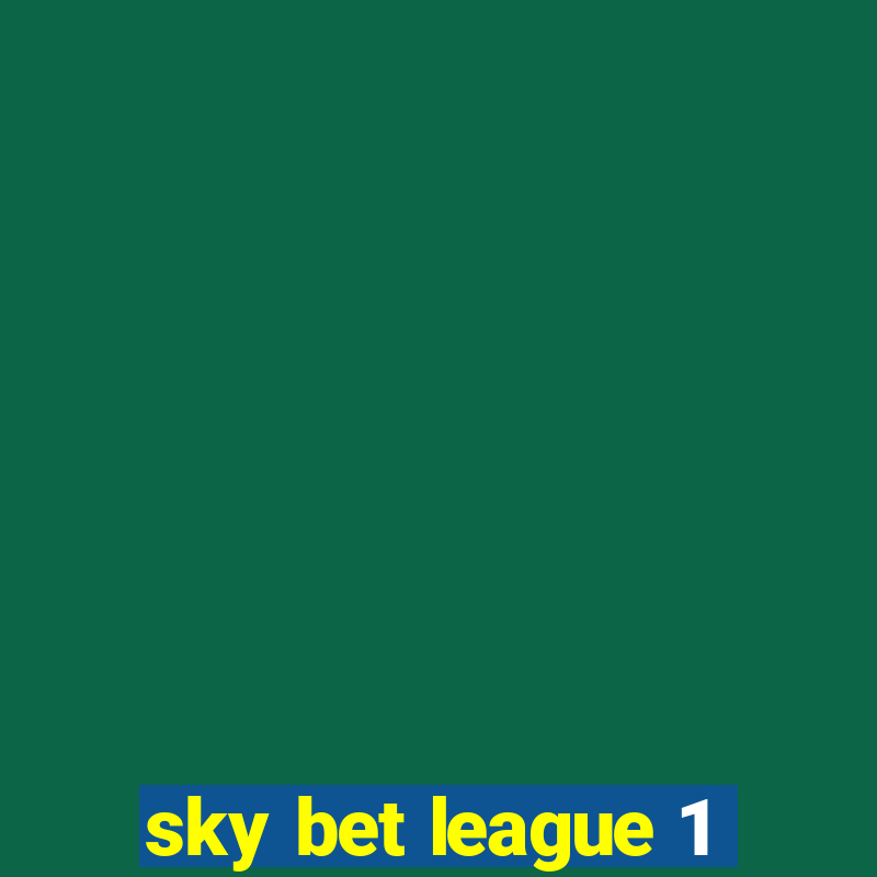 sky bet league 1