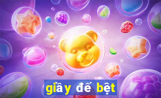 giầy đế bệt