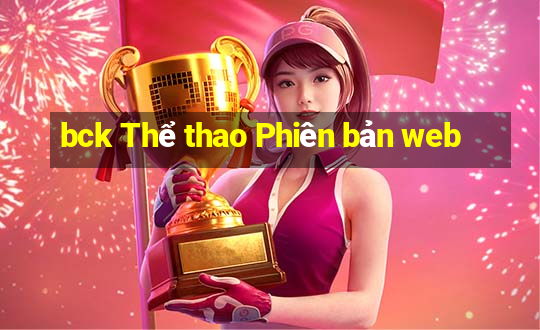 bck Thể thao Phiên bản web