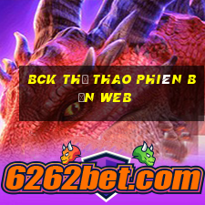 bck Thể thao Phiên bản web