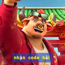 nhận code hải tặc đại chiến