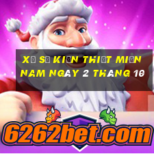 xổ số kiến thiết miền nam ngày 2 tháng 10