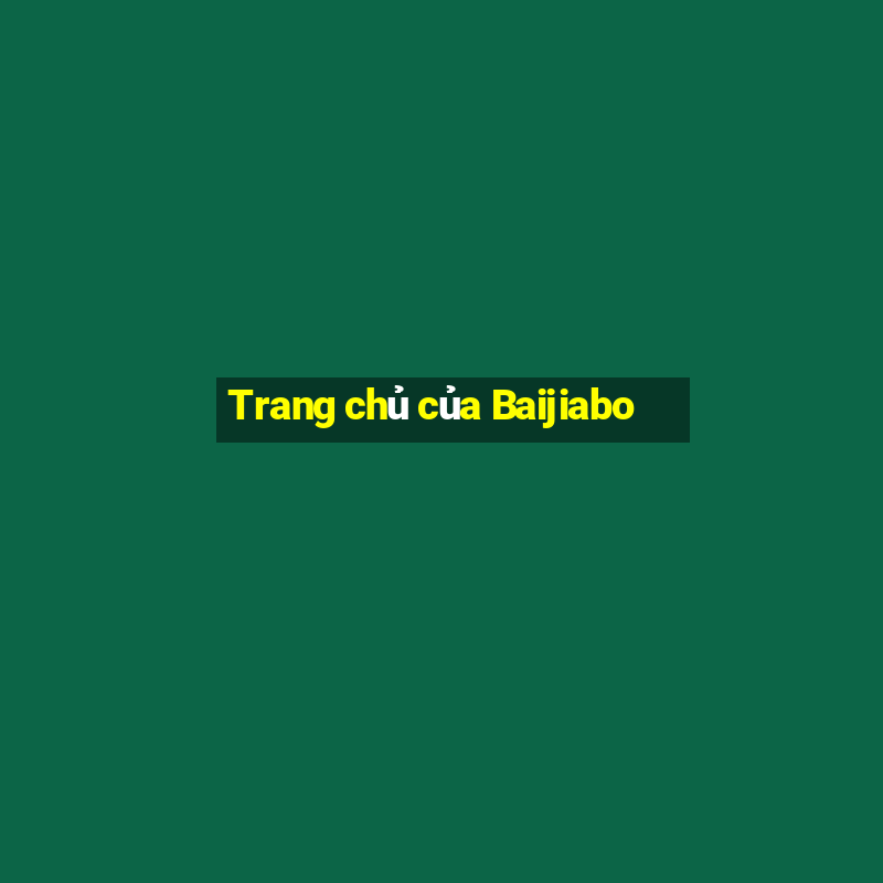 Trang chủ của Baijiabo