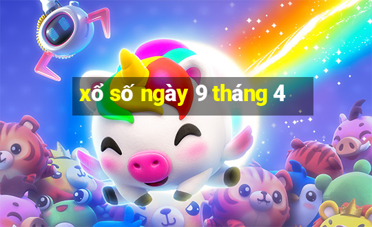 xổ số ngày 9 tháng 4