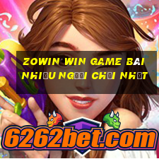 Zowin Win Game Bài Nhiều Người Chơi Nhất