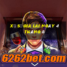 xổ số gia lai ngày 4 tháng 8