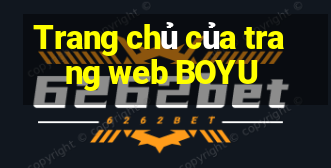 Trang chủ của trang web BOYU