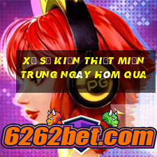 xổ số kiến thiết miền trung ngày hôm qua