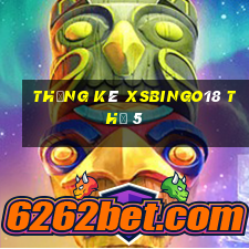 Thống kê XSBINGO18 Thứ 5