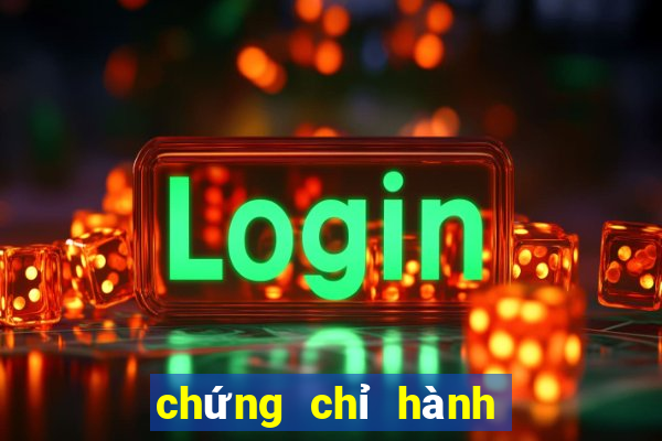 chứng chỉ hành nghề luật sư