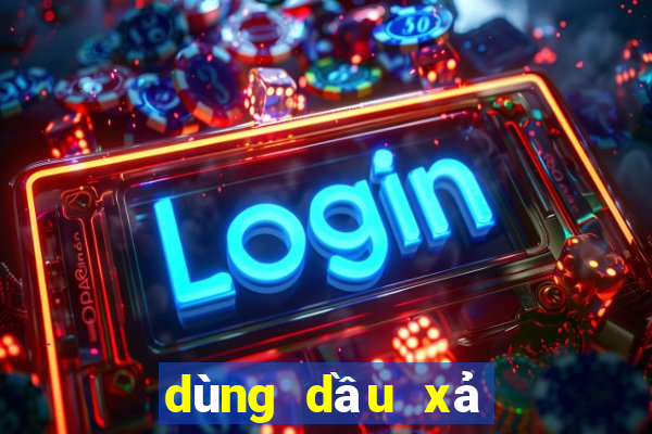 dùng dầu xả bị bết tóc