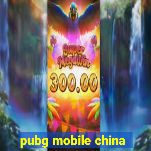 pubg mobile china