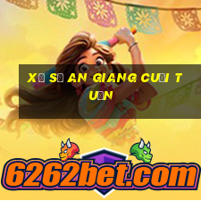 xổ số an giang cuối tuần