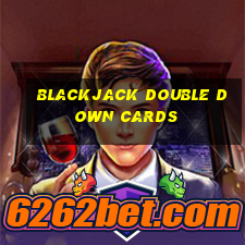 blackjack double down cards