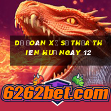 Dự Đoán Xổ Số thừa thiên huế ngày 12