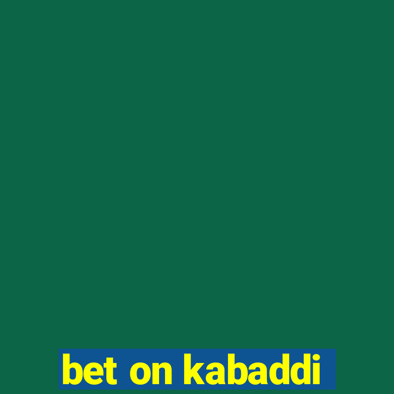 bet on kabaddi