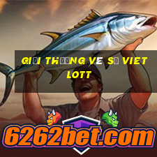 giải thưởng vé số vietlott