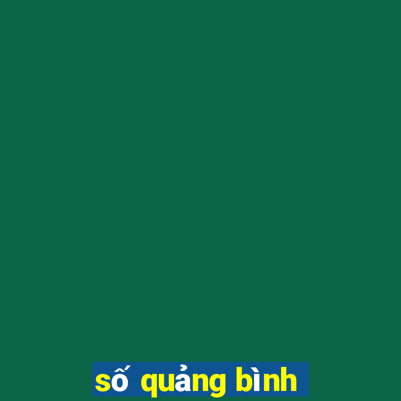 số quảng bình