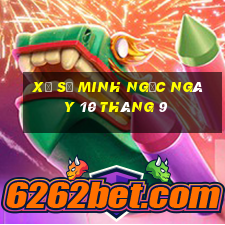 xổ số minh ngọc ngày 10 tháng 9