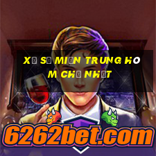 xổ số miền trung hôm chủ nhật