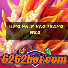 Đăng nhập vào trang web