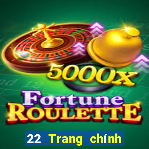 22 Trang chính thức của xổ số