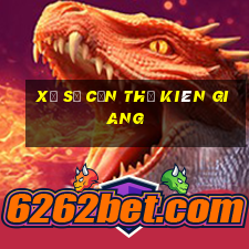 xổ số cần thơ kiên giang